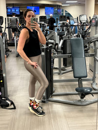 [FINAL SALE] Ribbed Legging | taupe