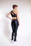 Shimmer Slit High-Rise Legging