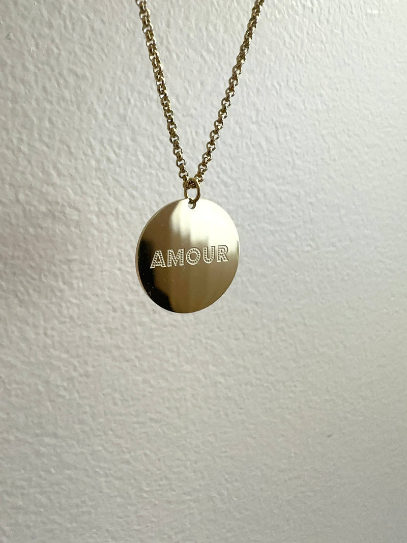 Amour Gold Necklace