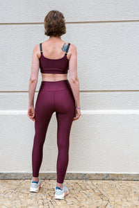 Essential Shine Legging (merlot)