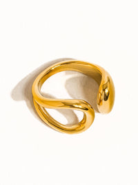 Abstract Ring: Yellow Gold