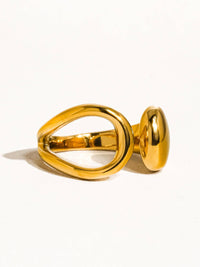 Abstract Ring: Yellow Gold