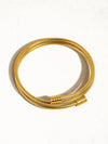 Round Snake Gold Chain Bracelet: Yellow Gold