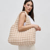 Elevate - Quilted Puffer Nylon Hobo: Cream