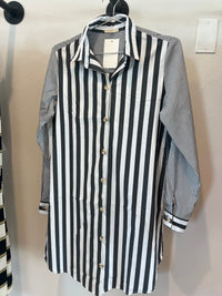 Long Shirt/Cover-Up (Striped)