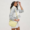 Ethereal - Woven Neoprene Crossbody Bag: Butter