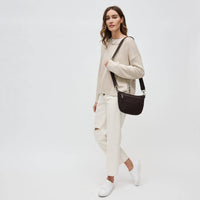 Ethereal - Woven Neoprene Crossbody Bag: Butter