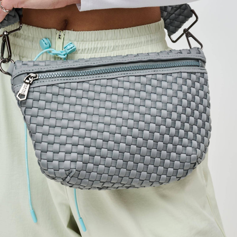 Ethereal - Woven Neoprene Crossbody Bag: Butter