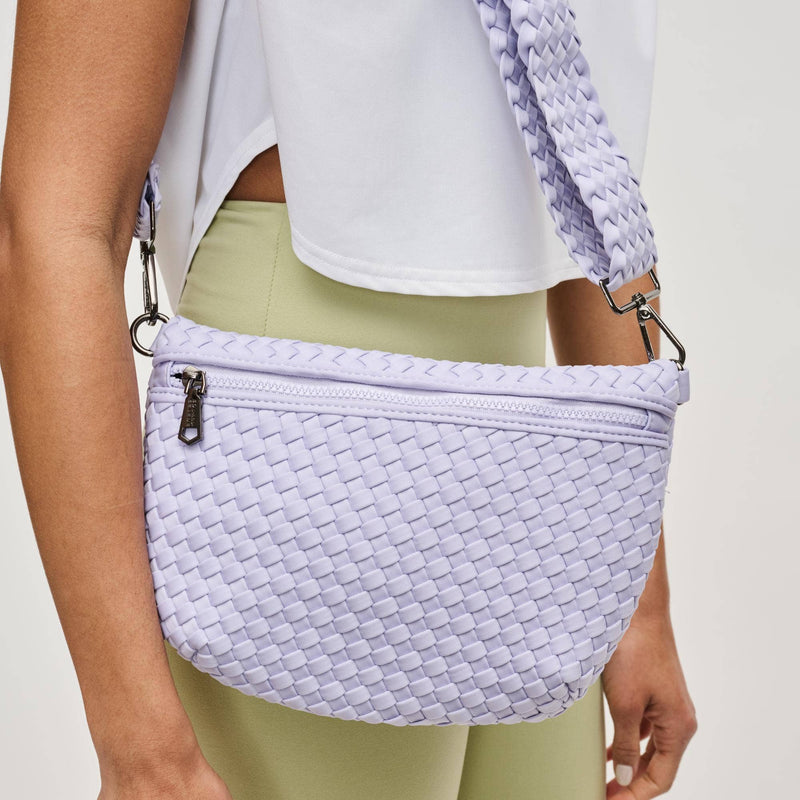 Ethereal - Woven Neoprene Crossbody Bag: Butter