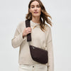 Ethereal - Woven Neoprene Crossbody Bag: Butter