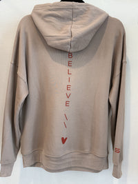 Believe Hoodie (tan)