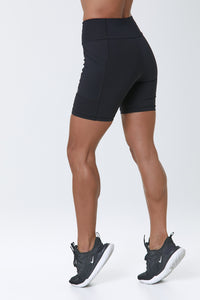 GRL PWR 6" Biker Short (black)