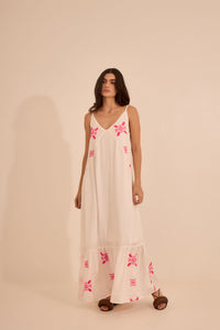 Marjorie Long Dress (white)