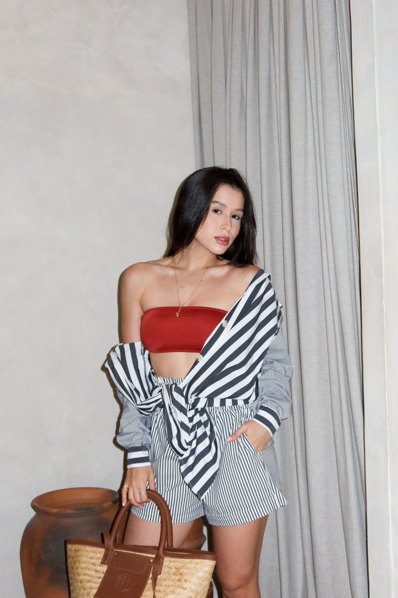 Long Shirt/Cover-Up (Striped)