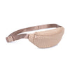 Aim High  Woven Neoprene Belt Bag: Nude