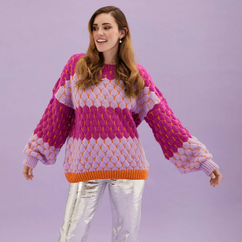 Marissa Bubble Stitch Sweater