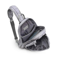 Match Point - Quilted Puffer Pickleball-Paddle Tennis Sling: Grey