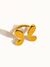 Butterfly Ring: Yellow Gold