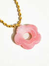 Floral Pendant Necklace | pink