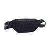 Aim High  Woven Neoprene Belt Bag: Black